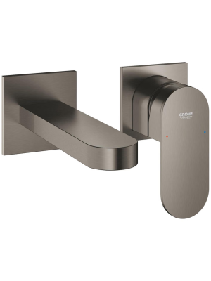 Внешняя часть смесителя для раковины GROHE Plus на 2 отверстия, M-Size, темный графит матовый (29303AL4)