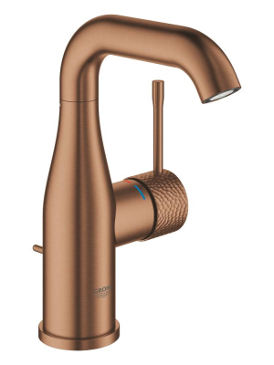 Смеситель для раковины GROHE Essence с донным клапаном, M-size, теплый закат, матовый (24173DE1)