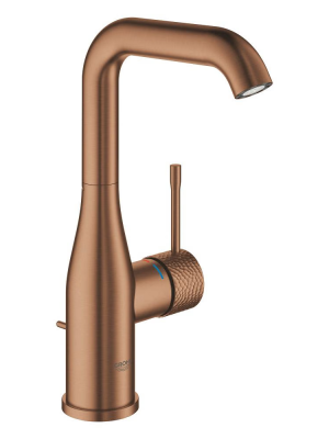 Смеситель для раковины GROHE Essence с донным клапаном, L-Size, теплый закат, матовый (24174DE1)
