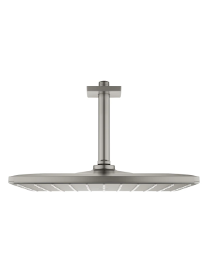 Верхний душ GROHE Rainshower Mono 310 Cube, 7,5 л/мин, 1 режим, 142 мм, сатиновая сталь (26566MS0)