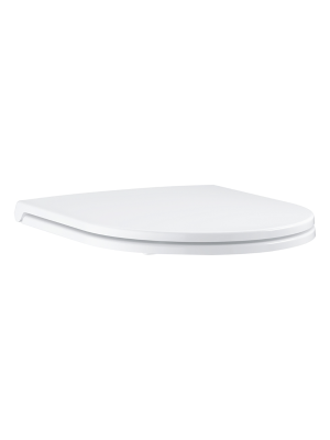 Сиденье для унитаза GROHE Bau Ceramic, с микролифтом, белый (39913001)