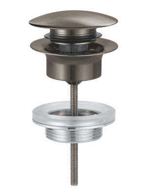 Донный клапан для раковины GROHE, сатиновый графит (65807MG0)