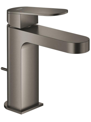 Смеситель для раковины GROHE Plus с донным клапаном, S-Size, темный графит матовый (32612AL4)