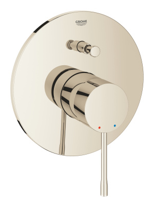 Внешняя часть смесителя для ванны GROHE Essence, никель глянец (19285BE1)