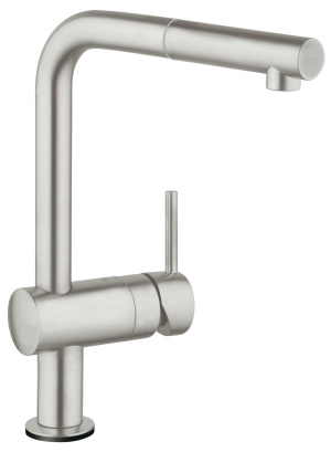 Смеситель для кухни GROHE Minta Touch сенсорный с вытяжным изливом, суперсталь (31360DC1)