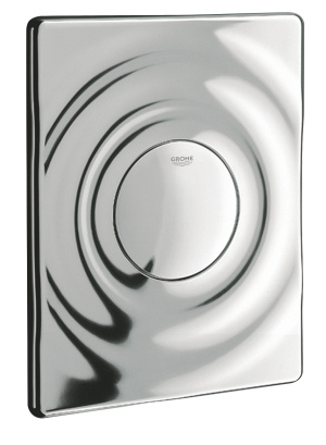 Панель смыва для унитаза GROHE Surf, 1 режим, хром (38574000)