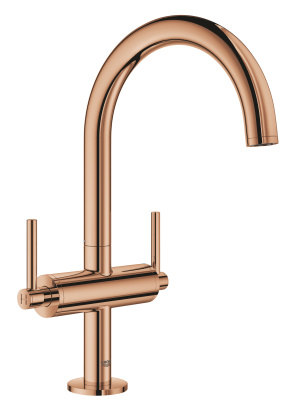 Смеситель для раковины GROHE Atrio двухвентильный, теплый закат глянец (21022DA3)