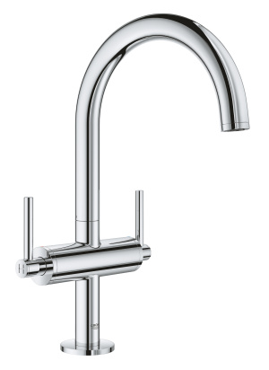 Смеситель для раковины GROHE Atrio двухвентильный, хром (21022003)