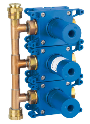 Встраиваемая часть переключателя потоков GROHE Rapido C для Grohtherm F на 3 выхода (35031000)