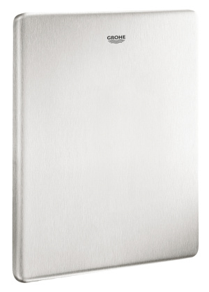 Панель смыва для унитаза GROHE Tectron Skate радиоэлектронная, 1 режим, нержавеющая сталь (38934SD0)