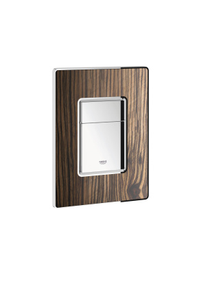 Панель смыва для унитаза GROHE Skate Cosmopolitan Wood, 3 режима, макассар (38849HR0)