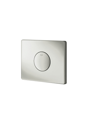 Панель смыва для унитаза GROHE Skate для вертикального и горизонтального монтажа с 1 режимом смыва, матовый хром (38573P00)