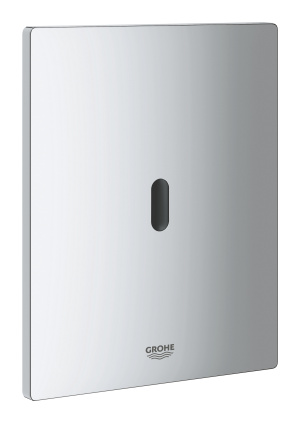 Панель смыва для унитаза GROHE Tectron Bau E инфракрасная, питание от батареи 6V, хром (39882000)