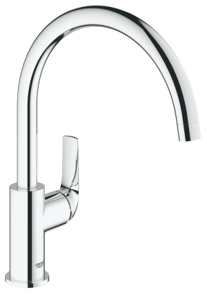 Смеситель для кухни GROHE BauCurve, хром (31536001)