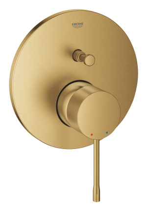 Внешняя часть смесителя для ванны GROHE Essence на 2 потребителя, холодный рассвет матовый (24167GN1)