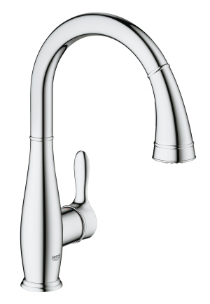 Смеситель для кухни GROHE Parkfield с вытяжным изливом, хром (30215001)