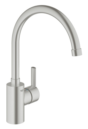 Смеситель для кухонной мойки GROHE Feel с высоким изливом, суперсталь (32670DC0)