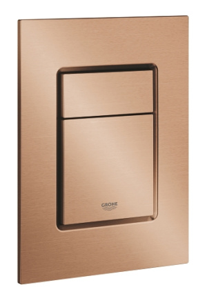 Панель смыва для унитаза GROHE Skate Cosmopolitan S, 3 режима, теплый закат матовый (37535DL0)