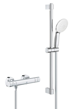 Термостат для душа GROHE Grohtherm 800 Cosmopolitan с душевым гарнитуром, хром (34768001)