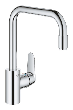 Смеситель для кухонной мойки GROHE Eurodisc Cosmopolitan, высокий излив, хром (31122004)