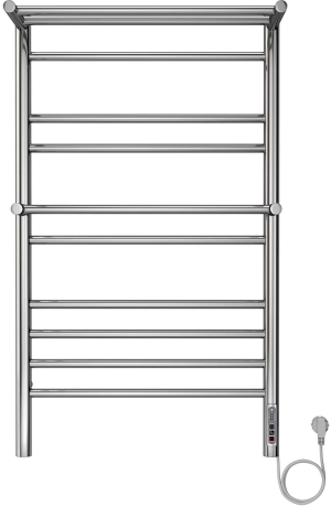 Полотенцесушитель электрический Aquatek Альфа П10 500x900, хром AQ EL RRP1090CH