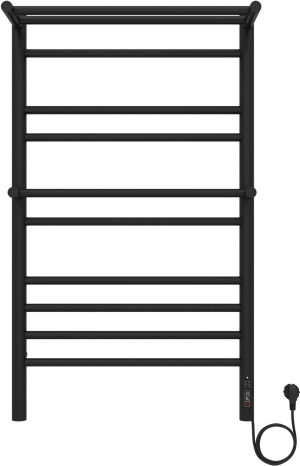 Полотенцесушитель электрический Aquatek Альфа П10 500x900, черный муар AQ EL RRP1090BL