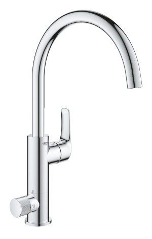 Смеситель для кухонной мойки GROHE Blue Pure Eurosmart, с функцией фильтрации, без фильтра в комплекте, хром (31722000)