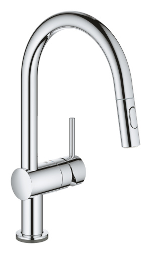 Смеситель для кухни GROHE Minta Touch сенсорный с вытяжным душем, хром (31358002)