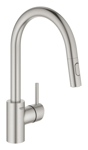Смеситель для кухни GROHE Concetto, суперсталь (31483DC2)
