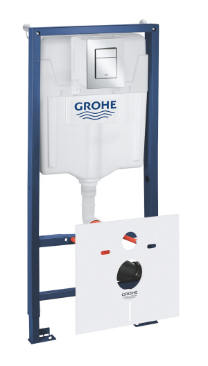 Набор GROHE Rapid SL 5 в 1 в сборе, для подвесного унитаза, монтажная высота 1,13 м (39500000)