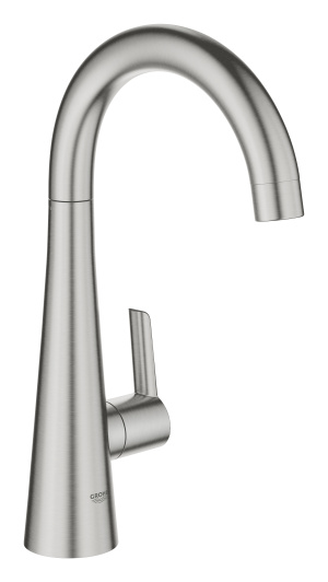 Кран для кухонной мойки GROHE Zedra для фильтрованной воды, без функции смешивания, суперсталь (30026DC2)