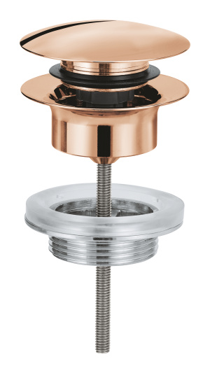 Донный клапан для раковины GROHE, теплый закат глянец 65807DA0