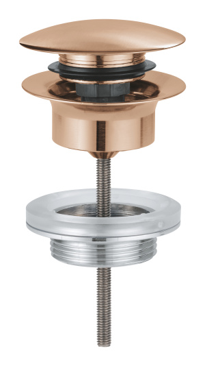 Донный клапан для раковины GROHE, теплый закат матовый (65807DL0)