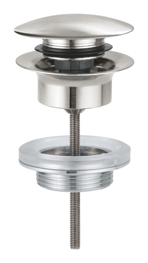 Донный клапан для раковины GROHE суперсталь (65807DC0)