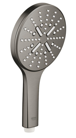 Ручной душ GROHE Rainshower SmartActive 130, 3 режима, темный графит матовый (26574AL0)