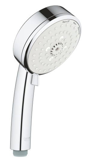 Ручной душ GROHE Tempesta Cosmopolitan 100, 3 режима, хром/серый (27572002)