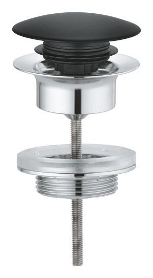 Донный клапан для раковины GROHE, черный бархат (65807KS0)