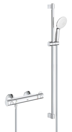 Термостат для душа GROHE Grohtherm 800 с душевым гарнитуром, хром (34566002)