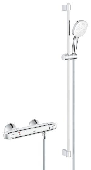Термостат для душа GROHE Grohtherm 1000 с душевым гарнитуром, хром (34824005)