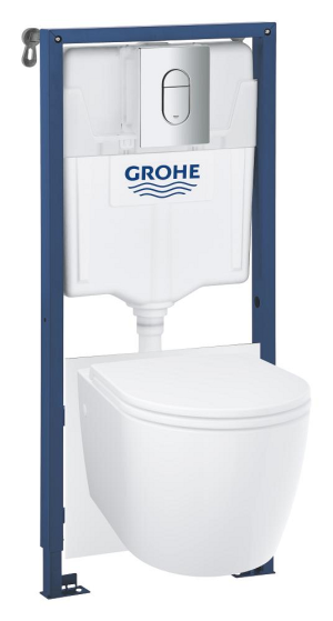 Комплект инсталляции GROHE Rapid SL с унитазом GROHE Bau и сиденьем с микролифтом (103849SH00)