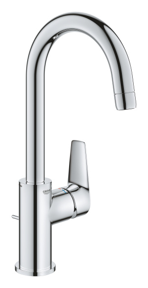 Смеситель для раковины GROHE BauEdge, L-size, хром (23760001/U1), уцененный товар