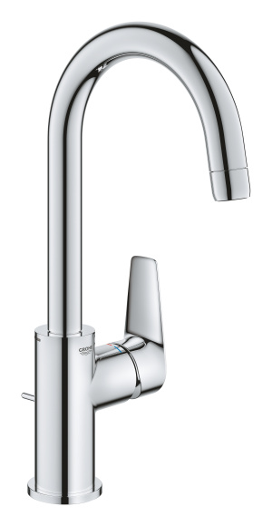 Смеситель для раковины GROHE Start Edge с донным клапаном, L-Size, хром (23776001)