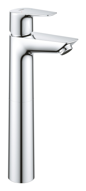 Смеситель для раковины GROHE BauEdge с ограничителем температуры, XL-Size, хром (23761001/U), уцененный товар