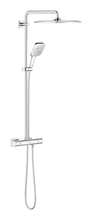 Душевая система GROHE Rainshower SmartActive 310 Cube с термостатом для душа, хром (26652000)