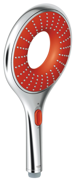 Ручной душ GROHE Rainshower Icon, 2 режима, хром/красный (27443000)