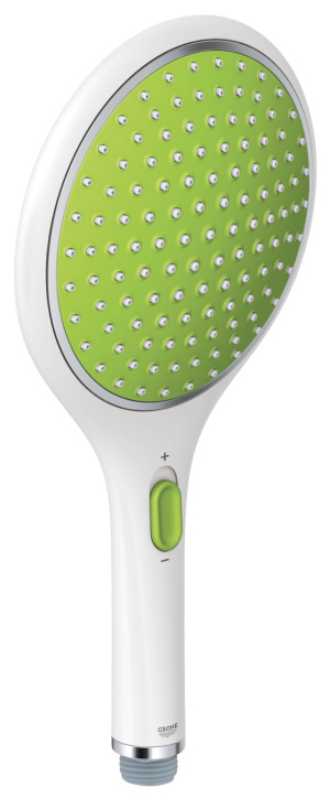 Ручной душ GROHE Rainshower Solo, 2 режима, белая луна/зеленый (27272LS0)