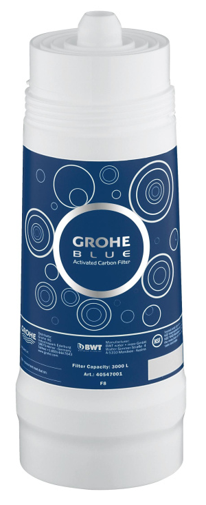 Фильтр на основе активированного угля для GROHE Blue, 3000 л., (40547001)