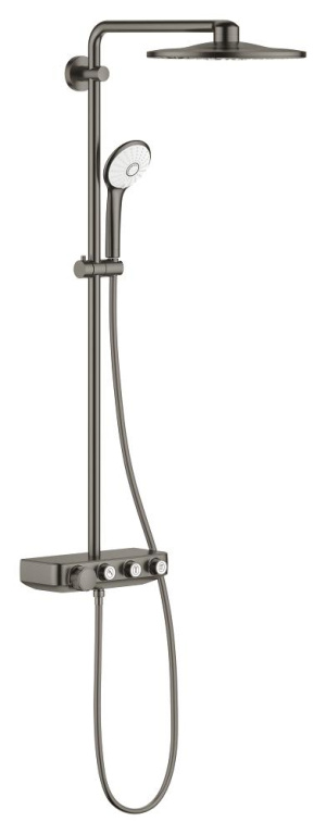 Душевая система GROHE Euphoria SmartControl System 310 Duo с термостатом для душа, темный графит матовый (26507AL0)