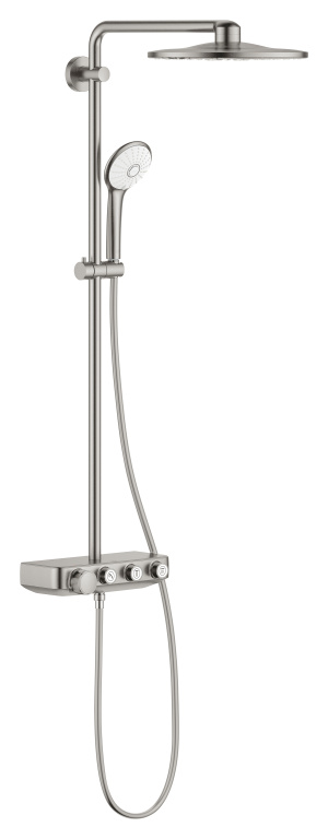 Душевая система GROHE Euphoria SmartControl System 310 с термостатом для душа, суперсталь (26507DC0)