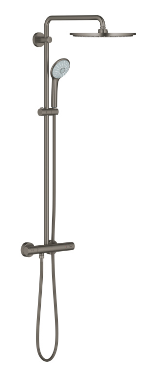 Душевая система GROHE Euphoria System 310 с термостатом для душа, темный графит матовый (26075AL0/UA), уцененный товар